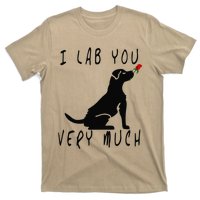 Cool I Lab You Very Much Valentine's Day Black Labrador T-Shirt