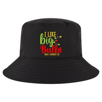 Cute I Like Big Bulbs And I Cannot Lie Christmas Outfit Funny Gift Cool Comfort Performance Bucket Hat