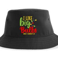 Cute I Like Big Bulbs And I Cannot Lie Christmas Outfit Funny Gift Sustainable Bucket Hat