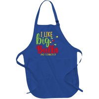 Cute I Like Big Bulbs And I Cannot Lie Christmas Outfit Funny Gift Full-Length Apron With Pockets