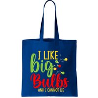 Cute I Like Big Bulbs And I Cannot Lie Christmas Outfit Funny Gift Bag