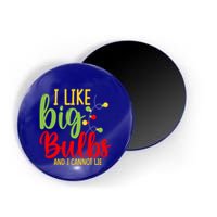 Cute I Like Big Bulbs And I Cannot Lie Christmas Outfit Funny Gift Magnet