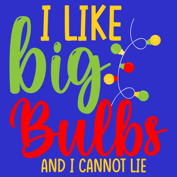 Cute I Like Big Bulbs And I Cannot Lie Christmas Outfit Funny Gift Toddler T-Shirt