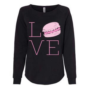 Cute I Love French Macaroon Macaron Cookie Gift Funny Gift Womens California Wash Sweatshirt