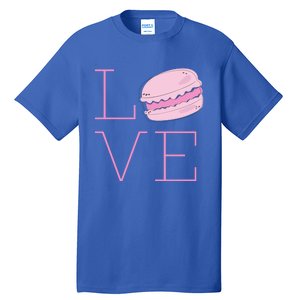 Cute I Love French Macaroon Macaron Cookie Gift Funny Gift Tall T-Shirt