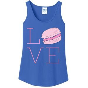 Cute I Love French Macaroon Macaron Cookie Gift Funny Gift Ladies Essential Tank