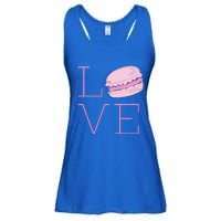 Cute I Love French Macaroon Macaron Cookie Gift Funny Gift Ladies Essential Flowy Tank