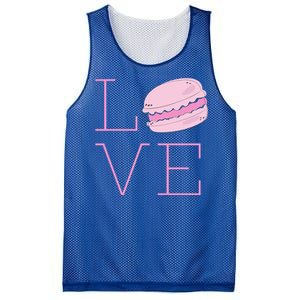 Cute I Love French Macaroon Macaron Cookie Gift Funny Gift Mesh Reversible Basketball Jersey Tank