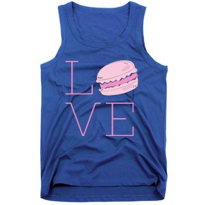 Cute I Love French Macaroon Macaron Cookie Gift Funny Gift Tank Top