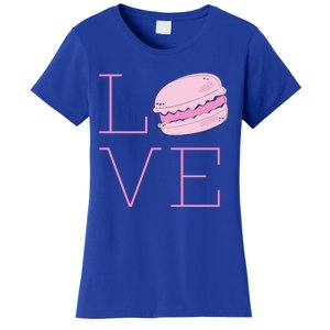 Cute I Love French Macaroon Macaron Cookie Gift Funny Gift Women's T-Shirt