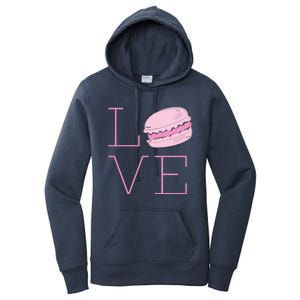 Cute I Love French Macaroon Macaron Cookie Gift Funny Gift Women's Pullover Hoodie