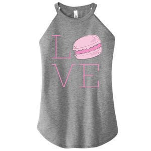 Cute I Love French Macaroon Macaron Cookie Gift Funny Gift Women's Perfect Tri Rocker Tank