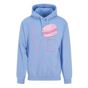 Cute I Love French Macaroon Macaron Cookie Gift Funny Gift Unisex Surf Hoodie