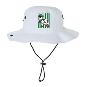 Cow In Leprechaun Hat American Flag Great Gift Legacy Cool Fit Booney Bucket Hat