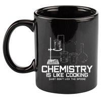Chemistry Is Like Cooking Funny Chemist Nerd Gift 11oz C Handle Ceramic Mug