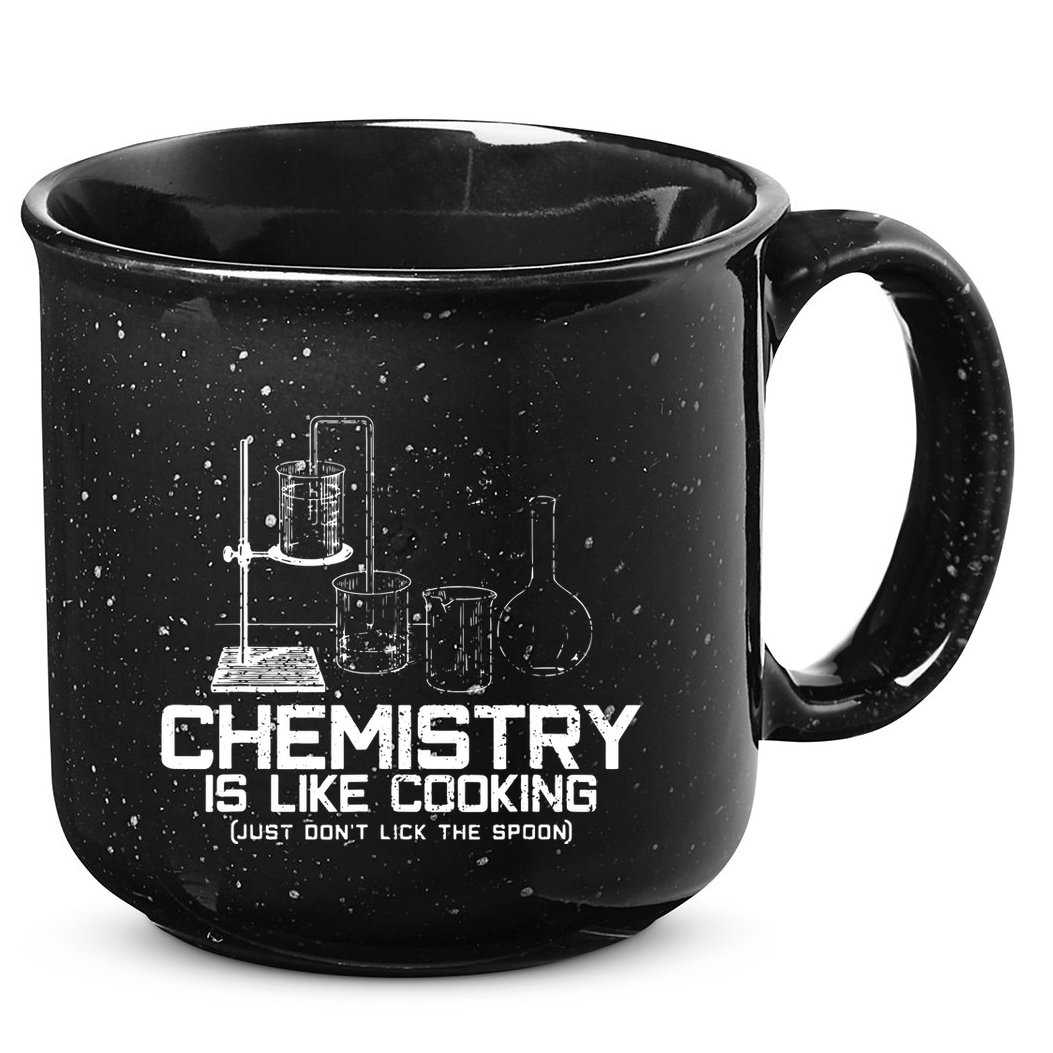 Chemistry Is Like Cooking Funny Chemist Nerd Gift 15oz Campfire Ceramic Mug