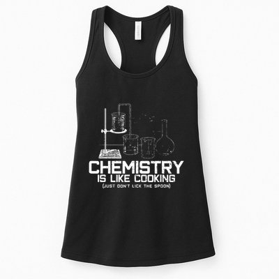 Chemistry Is Like Cooking Funny Chemist Nerd Gift Womens Tank Top