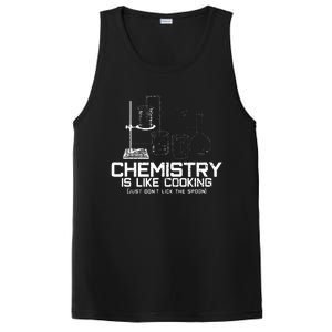 Chemistry Is Like Cooking Funny Chemist Nerd Gift PosiCharge Competitor Tank