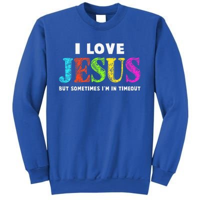 Cute I Love Jesus Christian Faith Gifts Sweatshirt