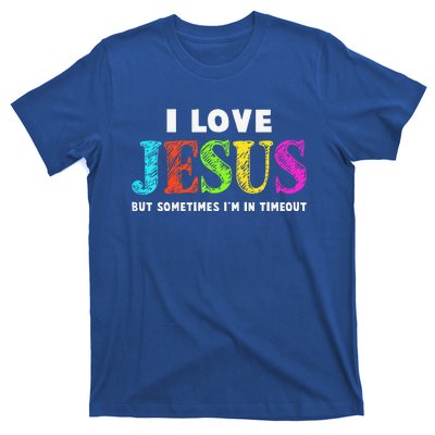 Cute I Love Jesus Christian Faith Gifts T-Shirt