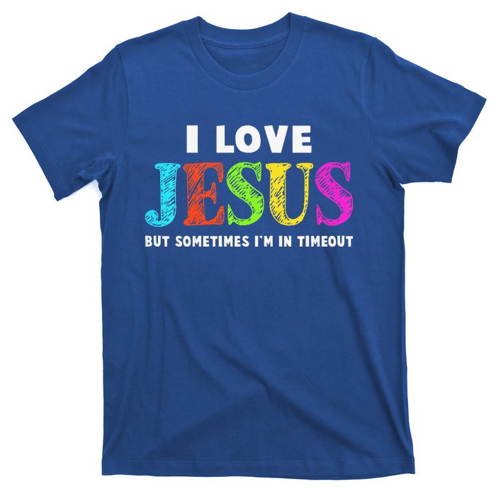 Cute I Love Jesus Christian Faith Gifts T-Shirt