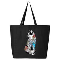 Cat In Lotus Tattoo 25L Jumbo Tote