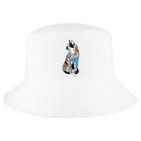 Cat In Lotus Tattoo Cool Comfort Performance Bucket Hat