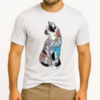 Cat In Lotus Tattoo Cooling Performance Crew T-Shirt