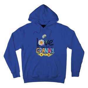 Cute I Love Being Called Granny Sunflower Mothers Day Gift Hoodie