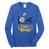 Cute I Love Being Called Granny Sunflower Mothers Day Gift Long Sleeve Shirt