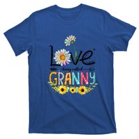 Cute I Love Being Called Granny Sunflower Mothers Day Gift T-Shirt