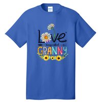 Cute I Love Being Called Granny Sunflower Mothers Day Gift Tall T-Shirt