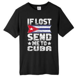 Cuban If Lost Send Me To Cuba Tall Fusion ChromaSoft Performance T-Shirt