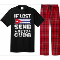 Cuban If Lost Send Me To Cuba Pajama Set