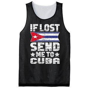 Cuban If Lost Send Me To Cuba Mesh Reversible Basketball Jersey Tank