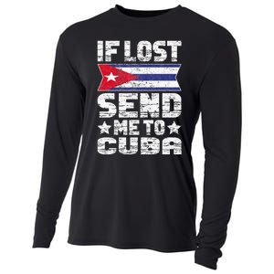 Cuban If Lost Send Me To Cuba Cooling Performance Long Sleeve Crew