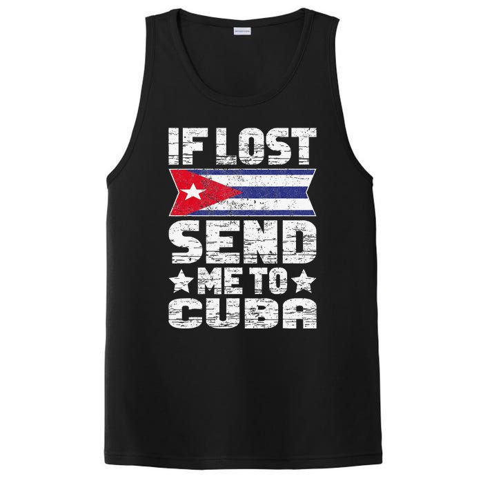 Cuban If Lost Send Me To Cuba PosiCharge Competitor Tank