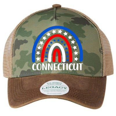 Connecticugift I Love Connecticut Usa Gift Legacy Tie Dye Trucker Hat