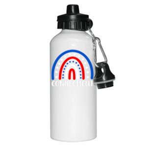 Connecticugift I Love Connecticut Usa Gift Aluminum Water Bottle