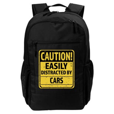 Caution I Like To Talk About Cars Gift Car Lover Gift Backpack