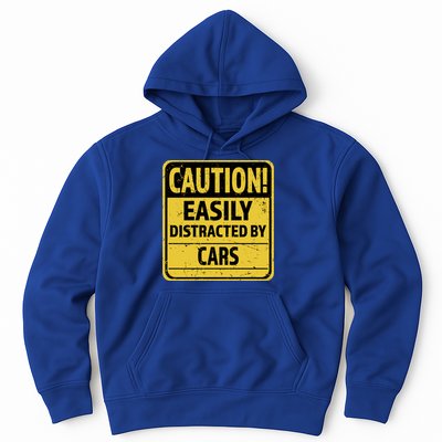 Caution I Like To Talk About Cars Gift Car Lover Gift Hoodie