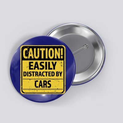 Caution I Like To Talk About Cars Gift Car Lover Gift Button