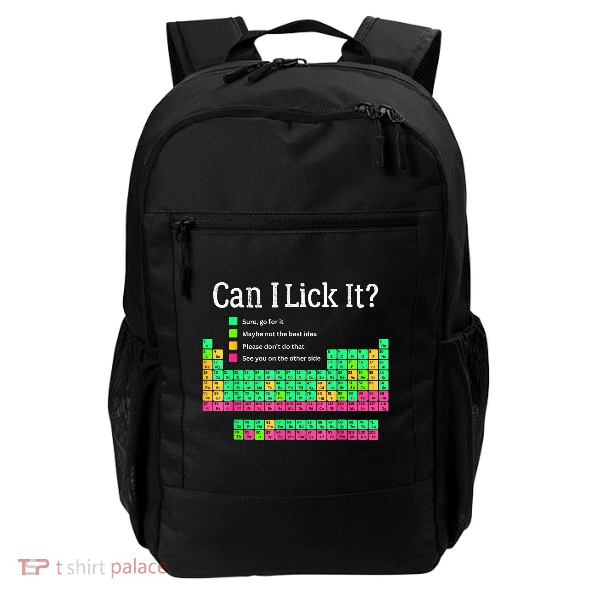 Can I Lick It Periodic Table Teacher Backpack