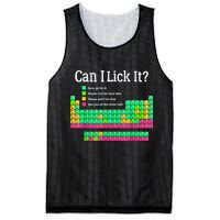 Can I Lick It Periodic Table Teacher Mesh Reversible Basketball Jersey Tank