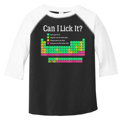 Can I Lick It Periodic Table Teacher Toddler Fine Jersey T-Shirt