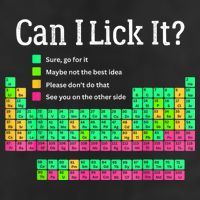 Can I Lick It Periodic Table Teacher Golf Towel