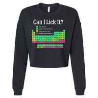 Can I Lick It Periodic Table Teacher Cropped Pullover Crew