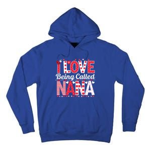 Cute I Love Being Called Nana Ladybug Happy Valentines Day Cute Gift Tall Hoodie