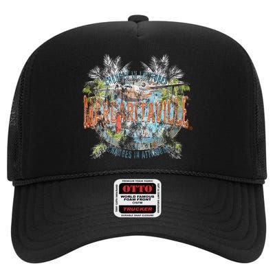 Changes In Latitudes Changes In Attitudes High Crown Mesh Back Trucker Hat