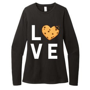 Cute I Love Chocolate Chip Cookies Gift Womens CVC Long Sleeve Shirt